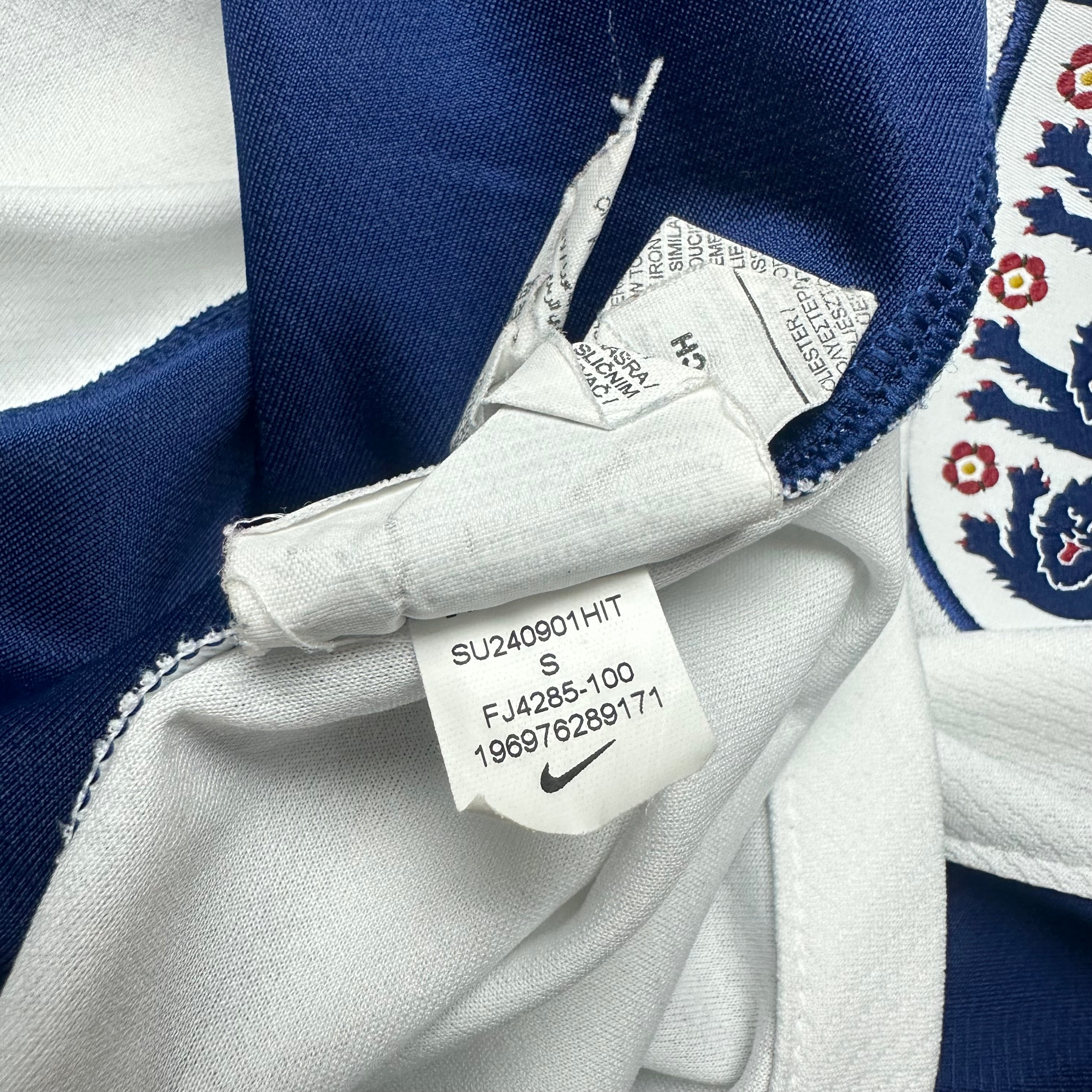 England 2024 Home Shirt (S) Bellingham #10